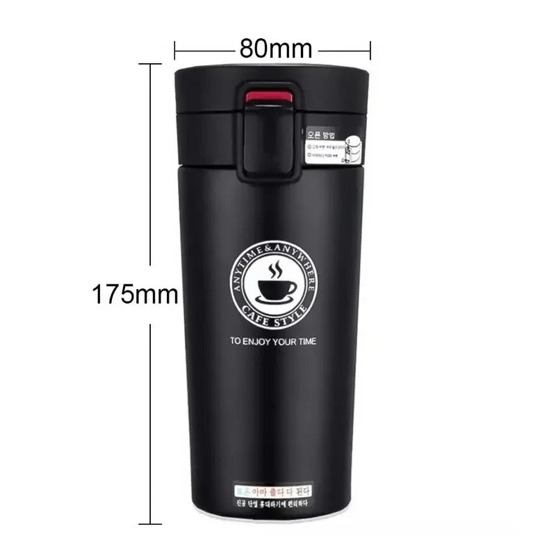 Hot & Cool Vacuum Insulated Cup – 380ml Stainless Steel Leak-Proof Flask