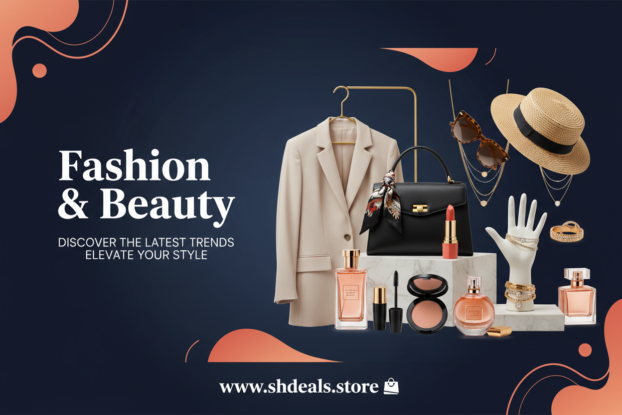 Fashion & Beauty Banner with URL