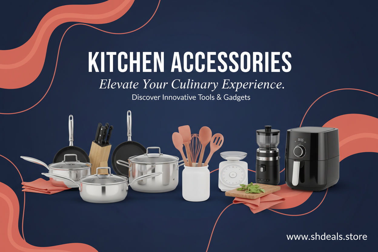 Kitchen Accessories Banner with URL
