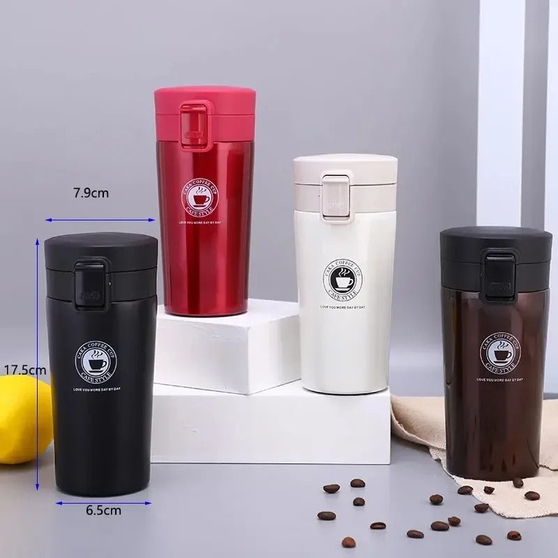 Hot & Cool Vacuum Insulated Cup – 380ml Stainless Steel Leak-Proof Flask