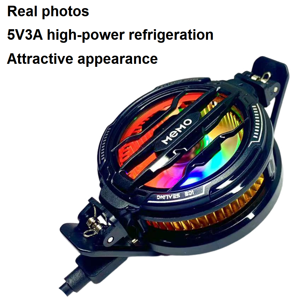 MEMO CX07 Magnetic / Clip-On Phone Cooler – Semiconductor Ice-Generating Cooling Fan
