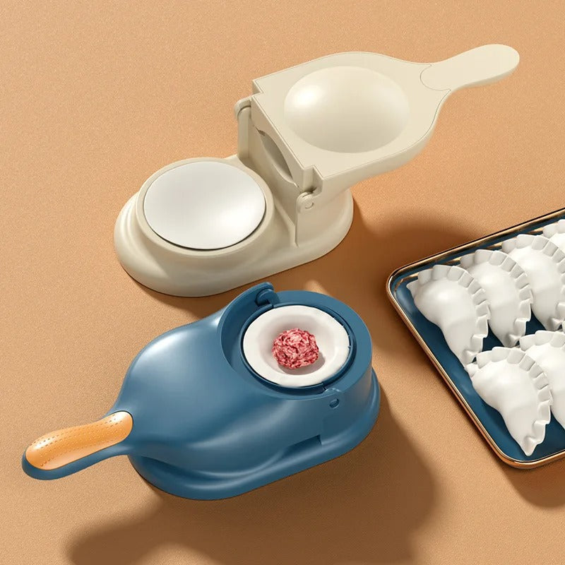 2-in-1 Manual Dumpling Maker & Dough Press Machine