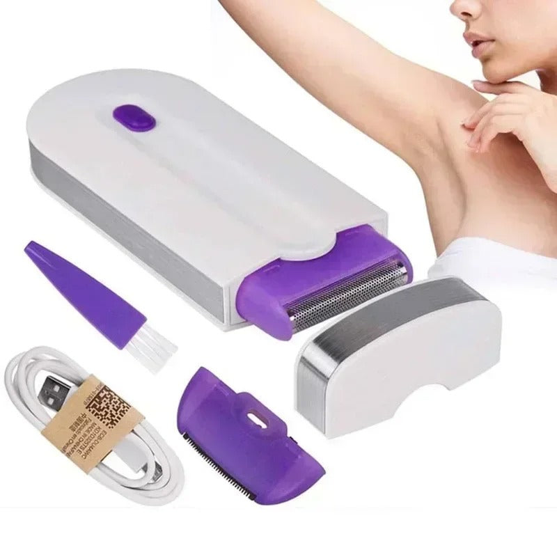Painless Electric Hair Removal Device – Sensa-Light Rechargeable Shaver