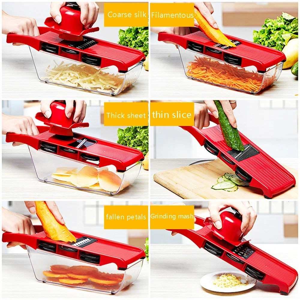 10-in-1 Mandoline Slicer & Vegetable Cutter