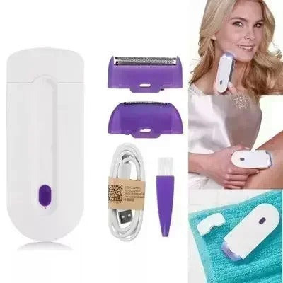 Painless Electric Hair Removal Device – Sensa-Light Rechargeable Shaver