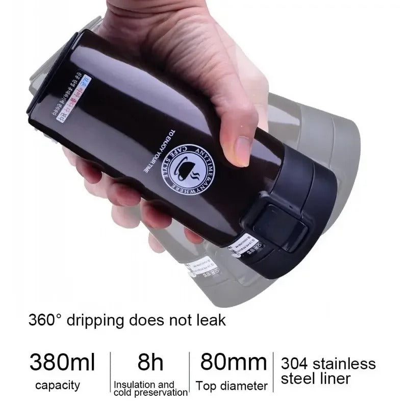Hot & Cool Vacuum Insulated Cup – 380ml Stainless Steel Leak-Proof Flask
