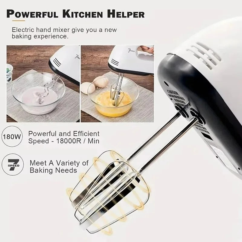 Electric Egg Beater Machine – Powerful Hand Mixer & Blender for Baking and Whipping