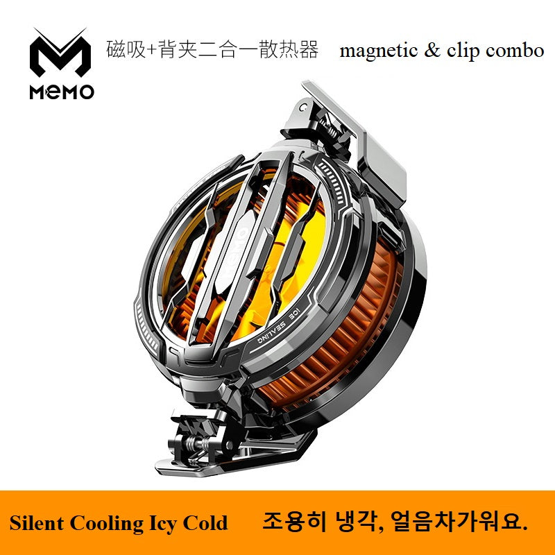 MEMO CX07 Magnetic / Clip-On Phone Cooler – Semiconductor Ice-Generating Cooling Fan