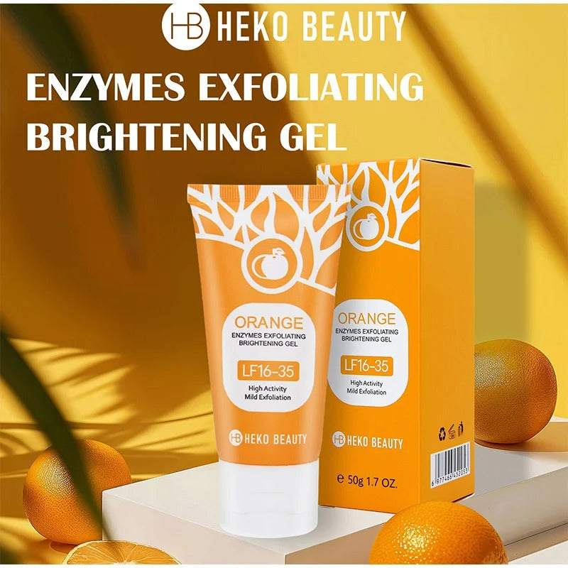 Orange Enzyme Exfoliating Gel – Gentle Brightening & Deep Cleansing Face Gel