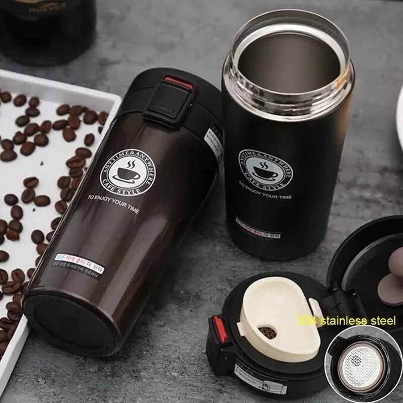 Hot & Cool Vacuum Insulated Cup – 380ml Stainless Steel Leak-Proof Flask
