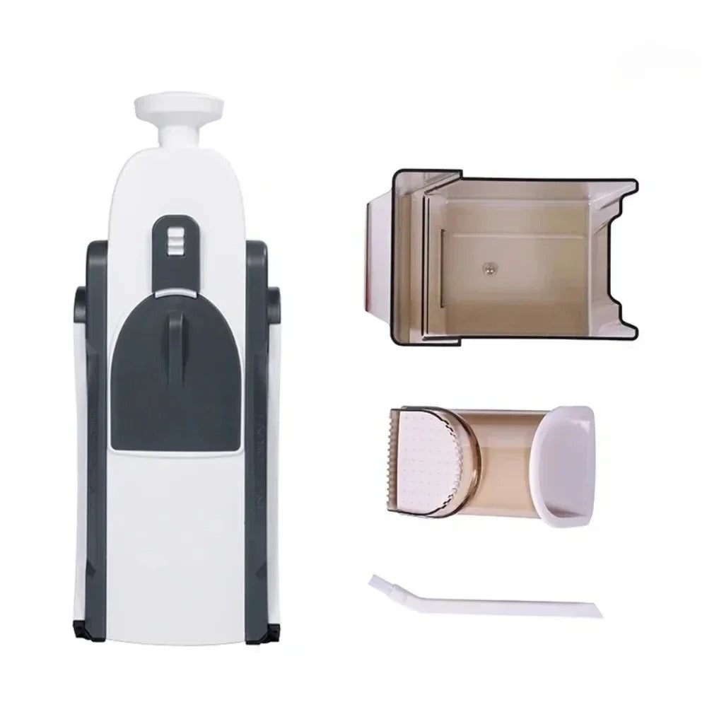 5-in-1 Safe Manual Vegetable Chopper – Multi-Function Mandoline Slicer & Dicer