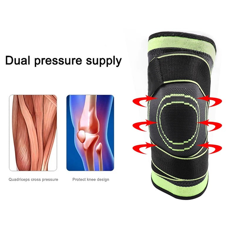 3D Weaving Knee Support Band – Breathable Compression for Pain Relief