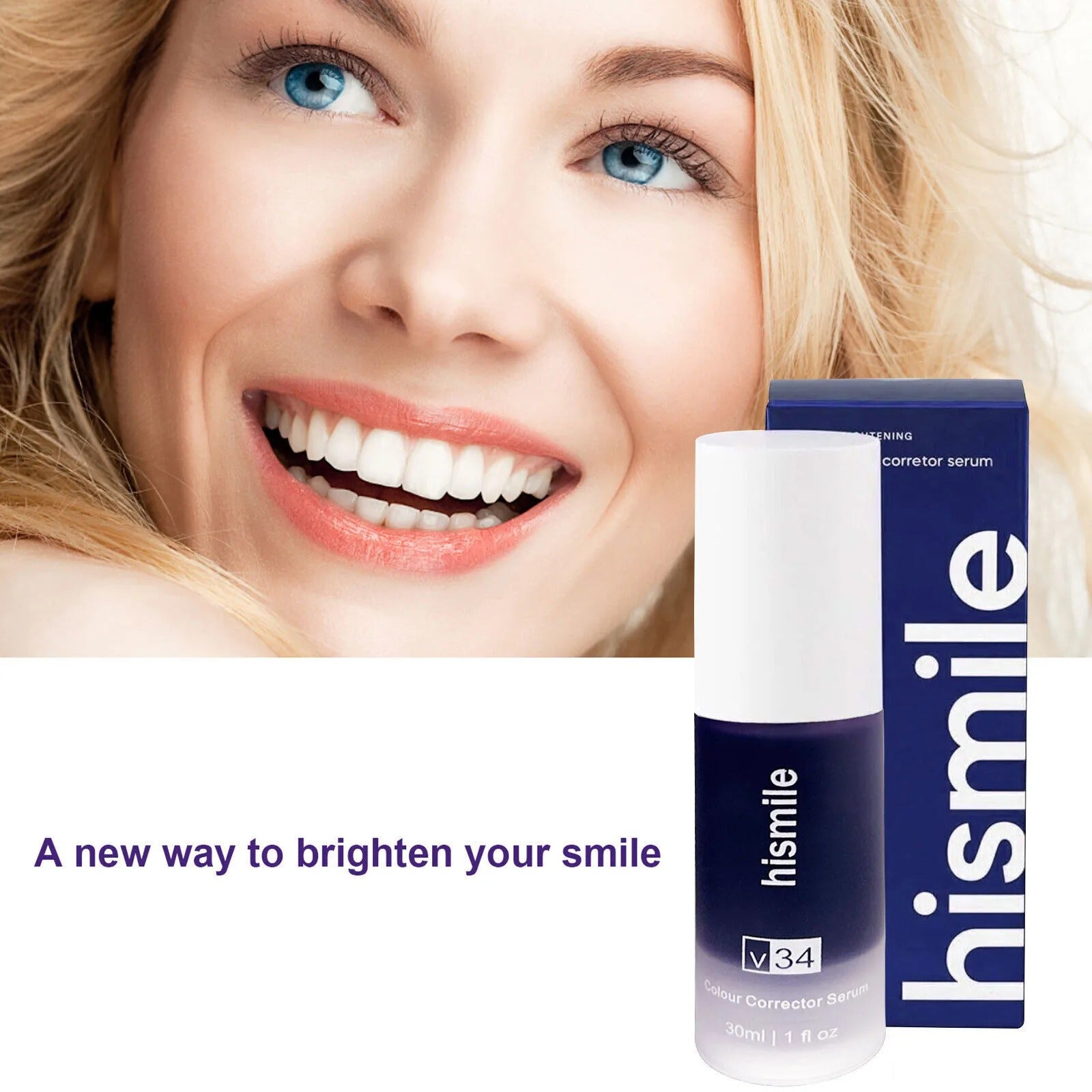 Hismile Purple Teeth Whitening Toothpaste – Instant Brightening Formula