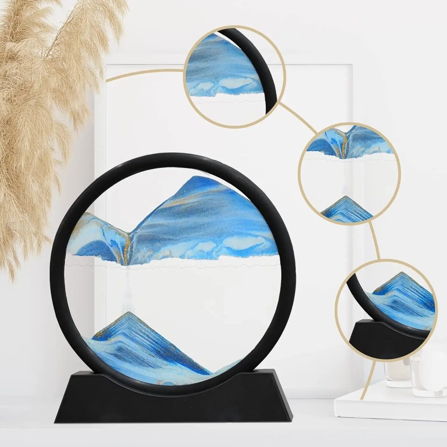 Moving Quick Sand Art Frame – Relaxing Home & Office Decor Showpiece