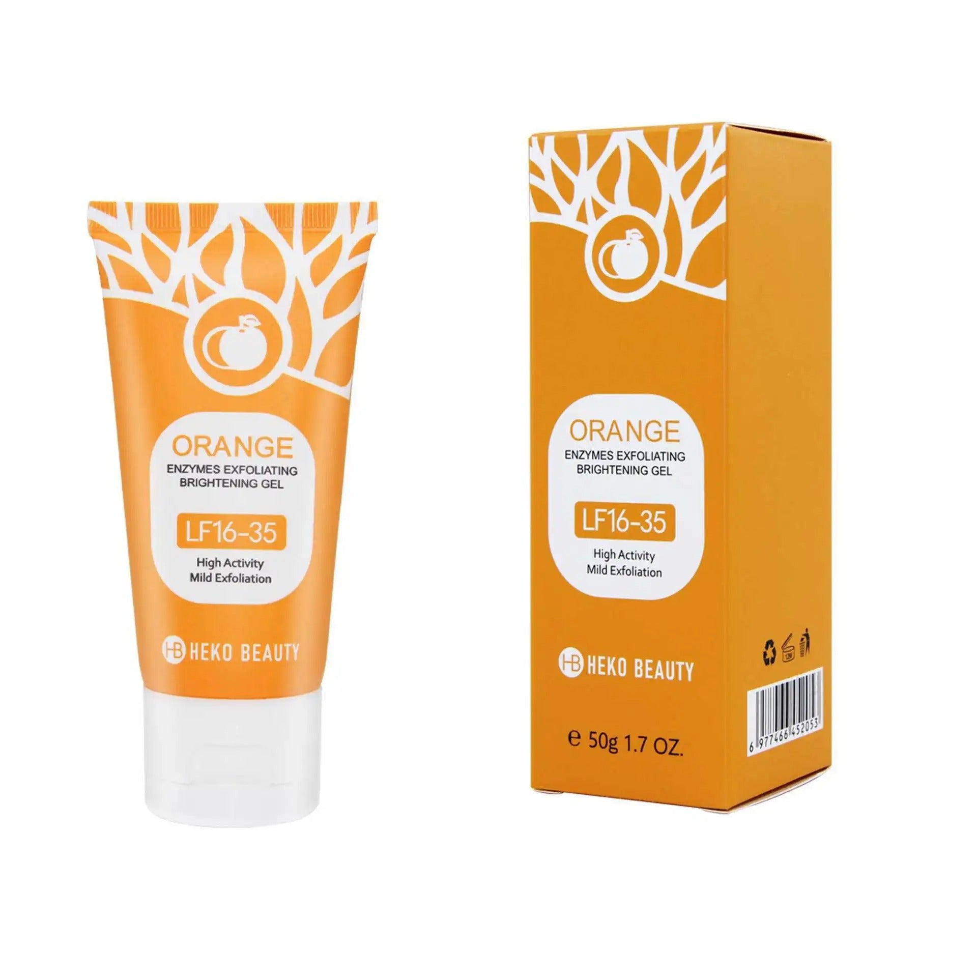 Orange Enzyme Exfoliating Gel – Gentle Brightening & Deep Cleansing Face Gel