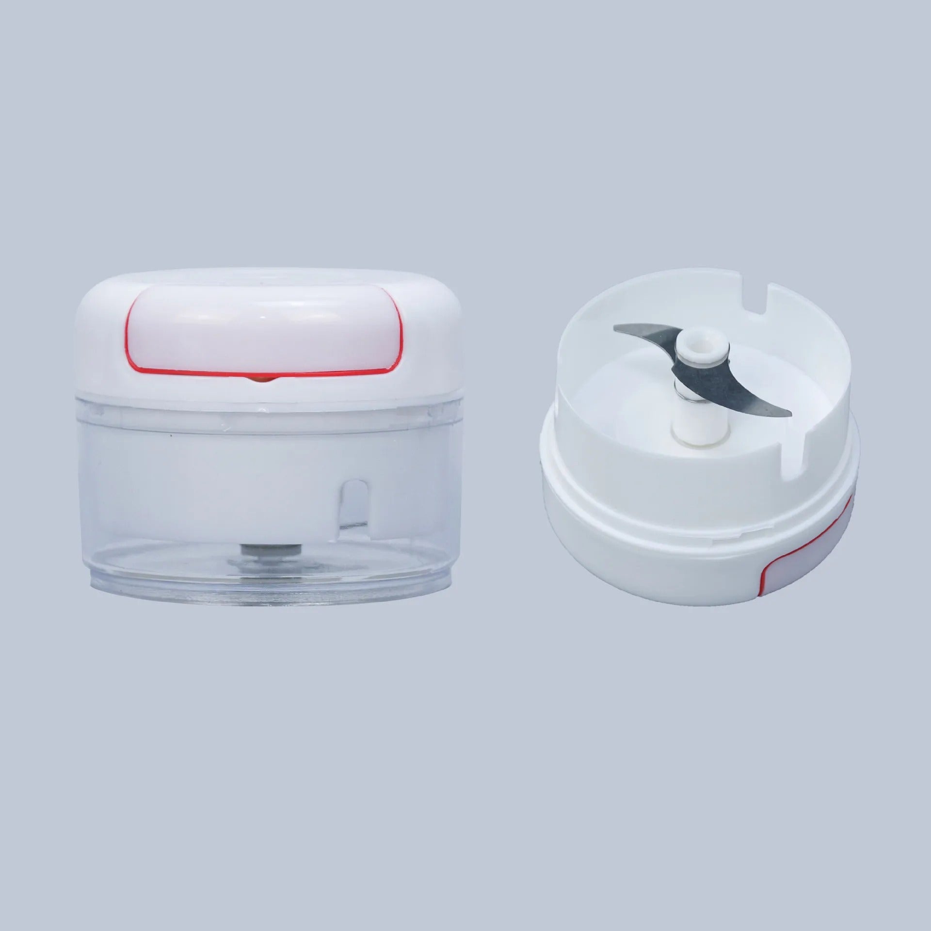 Manual Food Chopper Push – 1500ml Handheld Vegetable & Meat Chopper