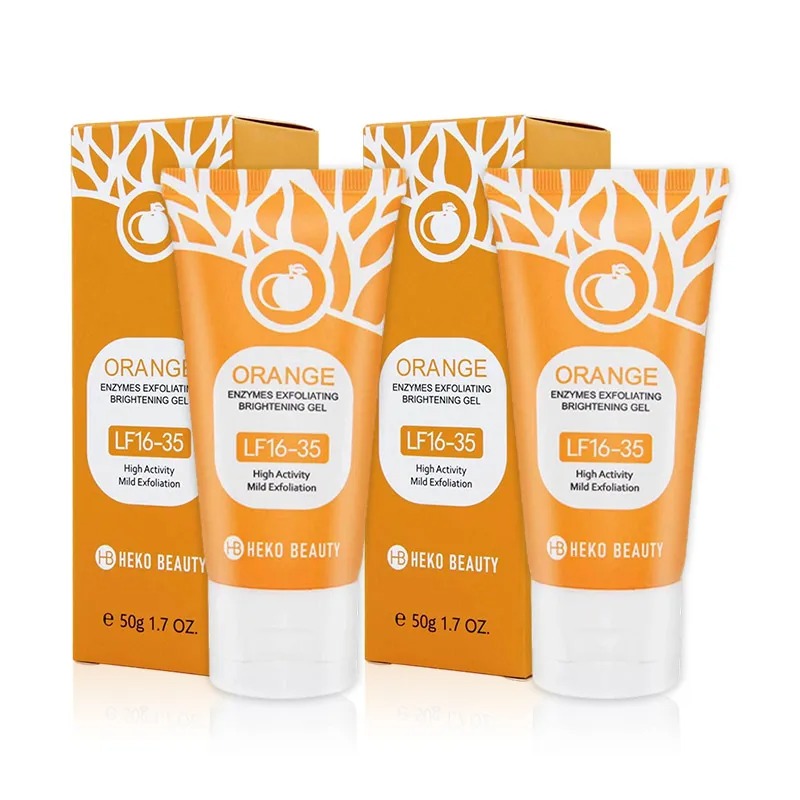 Orange Enzyme Exfoliating Gel – Gentle Brightening & Deep Cleansing Face Gel