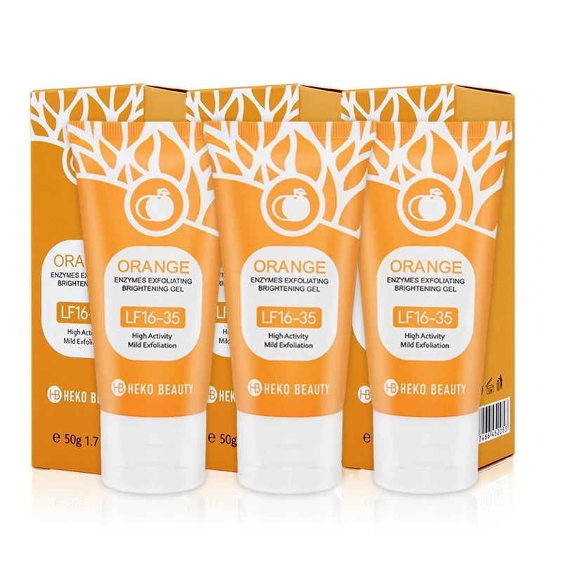 Orange Enzyme Exfoliating Gel – Gentle Brightening & Deep Cleansing Face Gel